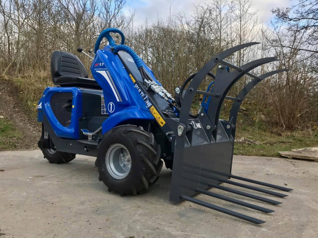 MultiOne mini loader 1 series with silage fork