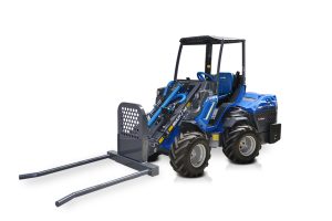 bale handler, full view from left side
