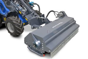 flail mower detail right side view