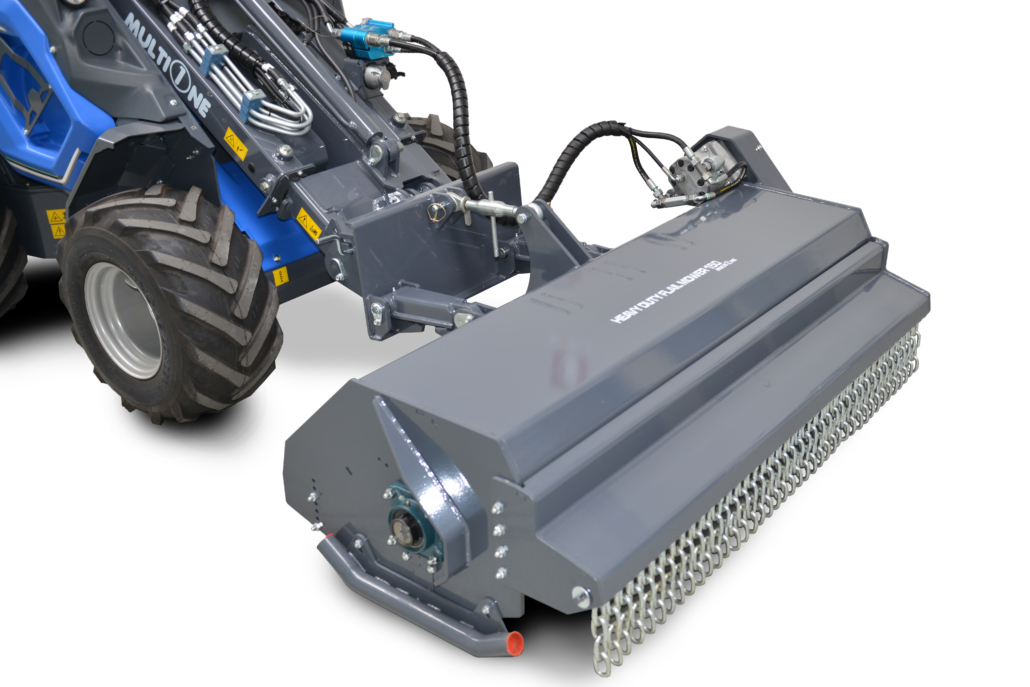 flail mower detail right side view