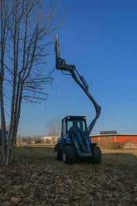 Articulated side arm