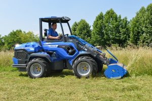 flail mower full view from right side