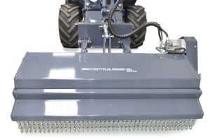 flail mower detail seen from the front