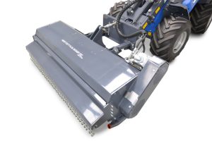 flail mower detail from above