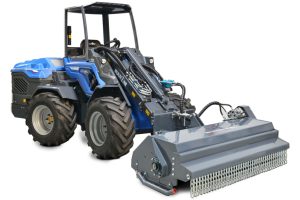 flail mower full view right side