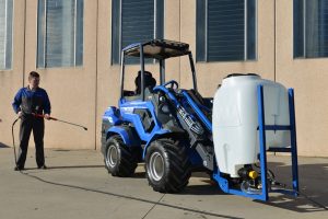 high pressure washer cleaning soil