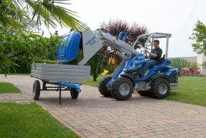 trailer with wheels