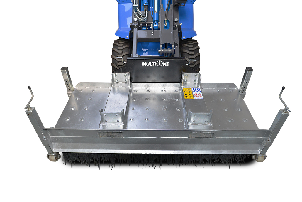 push broom view from above
