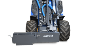 side shift adapter, front detail